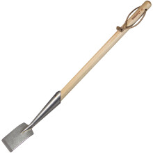 Garden Spade Hoe - Short Handle Garden Hoe with Narrow Spade Head– Ideal for Weeding Crowded Flowers and Vegetable