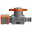 Gardena Conector rápido Gardena 18267-20 con válvula de control 4