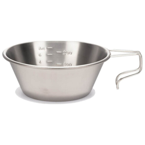 Unisex's E-204 Titanium Backpackers Cup, Silver, 322ml