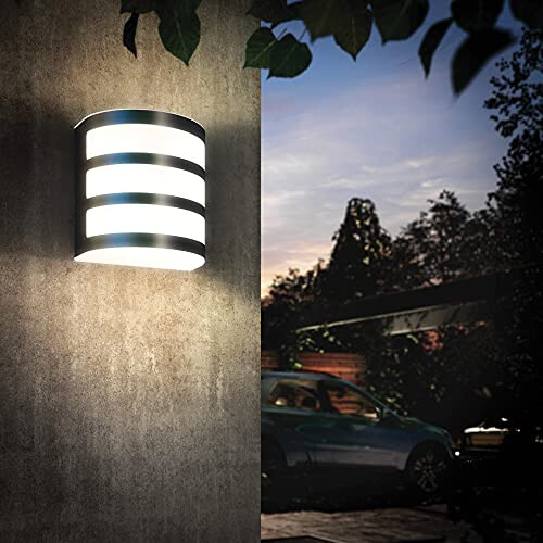 Philips myGarden LED Calgary Wall Light, 60 W, Anthracite 1