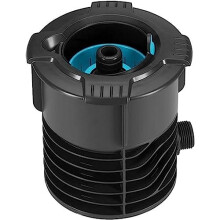 Salida enterrada Pipeline GARDENA – Rosca exterior 3/4" – Con tamiz de suciedad extraíble – Conector de sistema Profi incluido