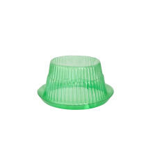 snail protection ring, snail defence, pack of 6, diameter 23 cm, green, to ward off snails, protects plants from animal
