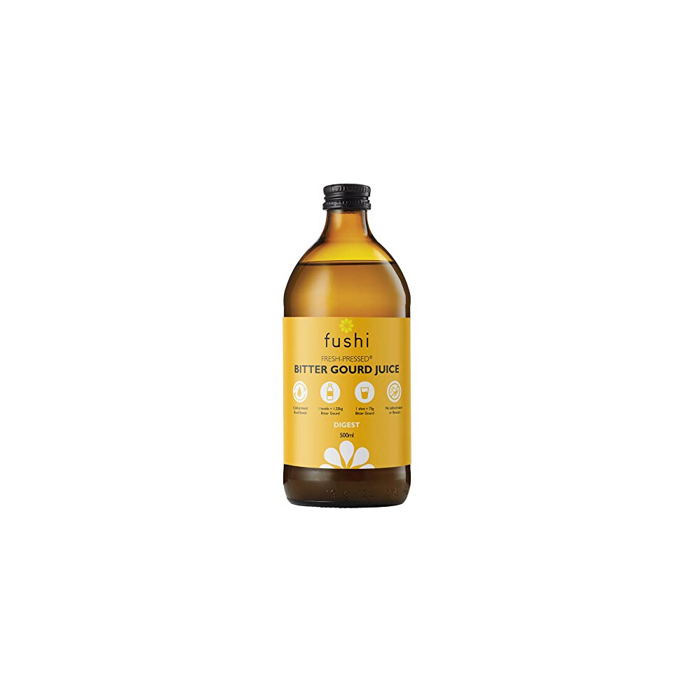 Fushi Pure Bitter Gourd Juice 500Ml | Cold-Pressed | Natural Preservative | Best For Digestion, Purifying, Inner Health |