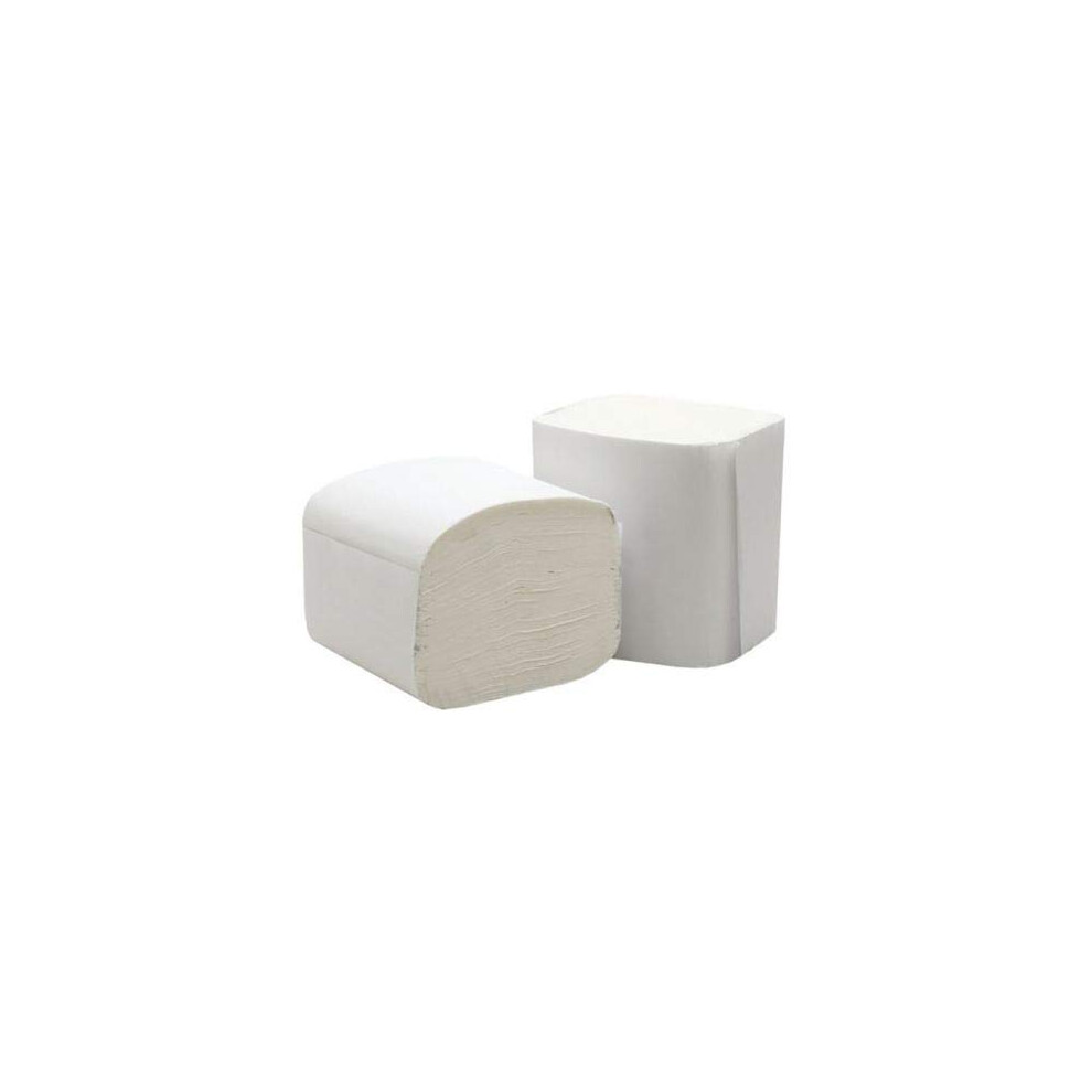 5 Star Office Facilities Bulk Pack Folded Toilet Tissue Two-Ply 250 Sheets [Pack 36] White