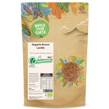 Organic Brown Lentils 2kg GMO Free | Vegan | High Fibre | High Protein | Certified Organic