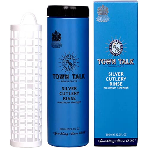 Silver Cutlery Rinse, 590ml by Town Talk