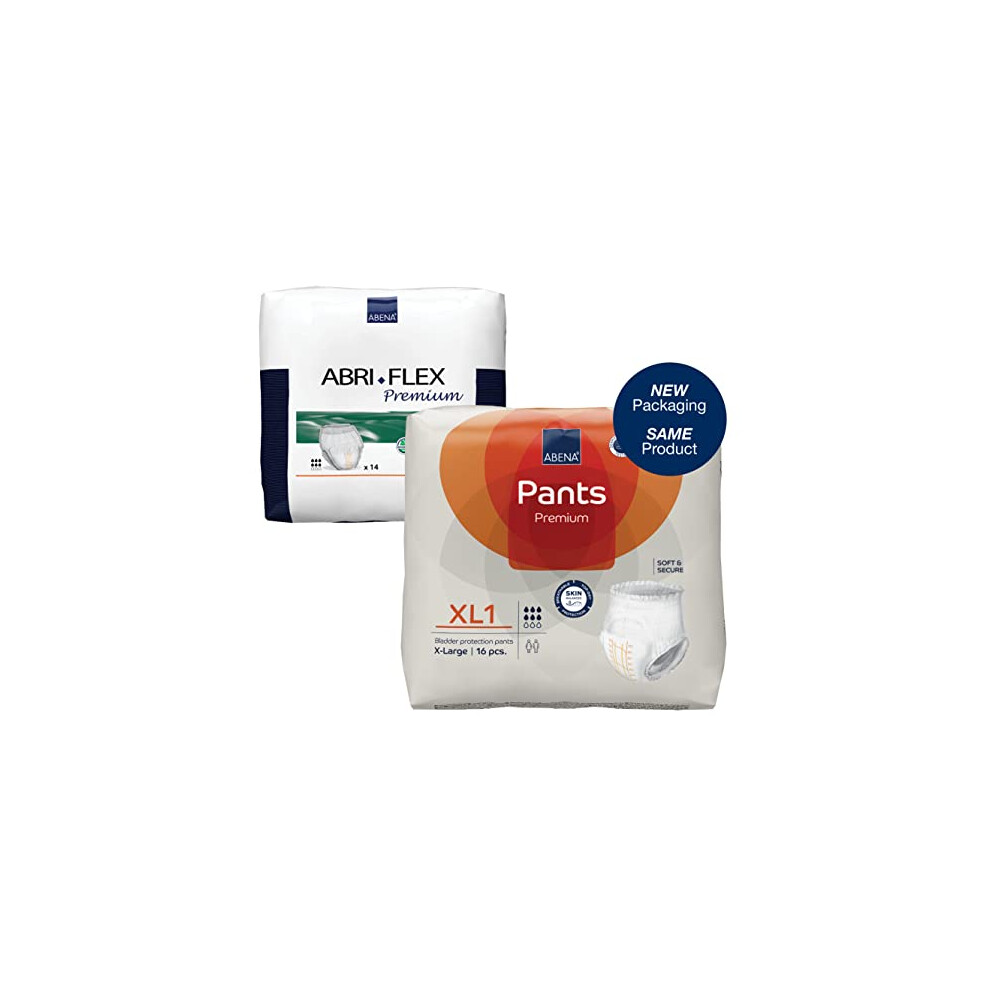 ABENA PANTS XL1 PREMIUM Adult 16 Diapers Bladder Protection Incontinence 1400 ml - Image 5