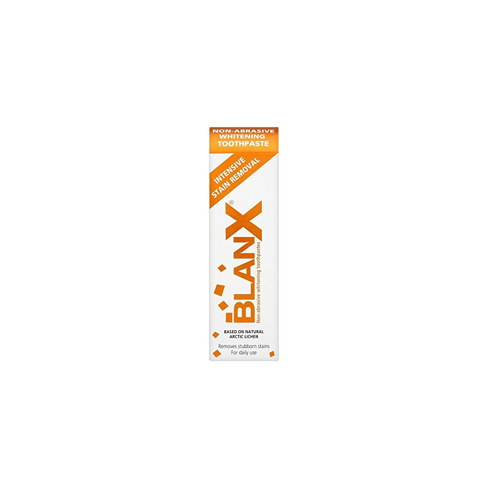 Blanx Toothpaste Intensive Stain Removal 2.5 Oz / 75Ml, Pack Of 2