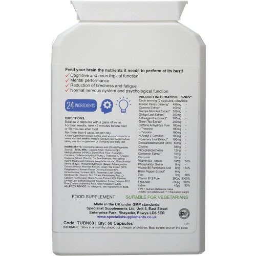 Turbo Brain Mental Performance Brain Supplement 1
