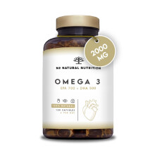 Omega 3 Fish Oil 2000mg Capsules. Super Strength | 700mg EPA + 500mg DHA per Daily Serving | Supports Normal Heart,