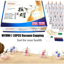 26 Cupping Cups Biomagnetic Traditional Chinese Therapy Cupping Set Household Pull Out Vacuum Cupping Kit/Chinese