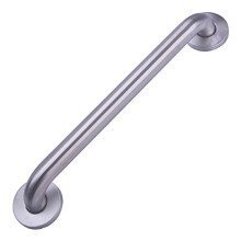 Bathroom Handrail Grab Bar, 0.41 m Length, 1.25-Inch Diameter, Stainless Steel