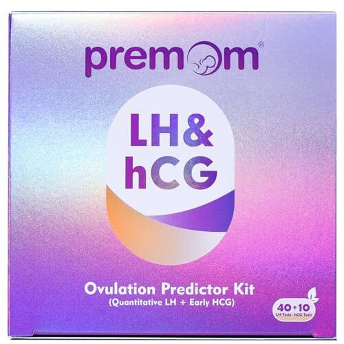 Quantitative Ovulation Predictor Kit, 40 Ovulation Tests + 10 Pregnancy Tests, Premom Advanced Ovulation Test Strips