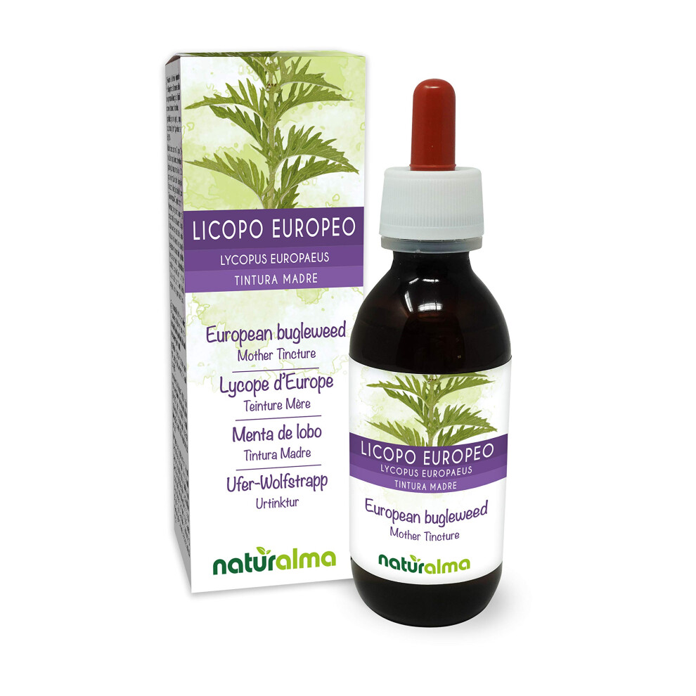 Naturalma European Bugleweed Or Gypsywort (Lycopus Europaeus) Herb Alcohol-Free Mother Tincture | Liquid Extract Drops