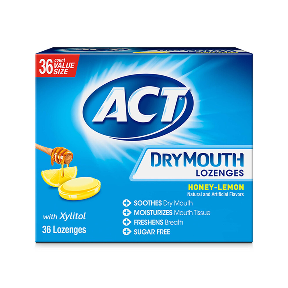 Dry Mouth Lozenges Honey-Lemon 36 lzngs