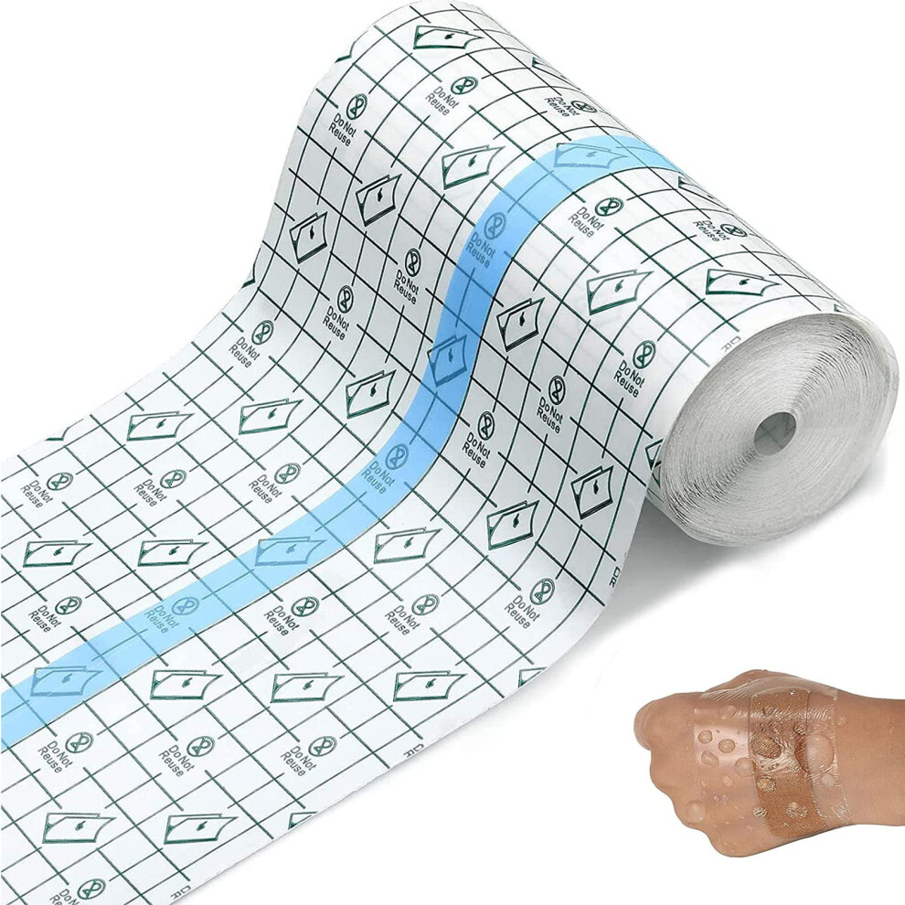 Zeacct Waterproof Transparent Stretch Adhesive Bandage Clear Adhesive Bandages Dressing Tape Protective Shower Patch Film Cover