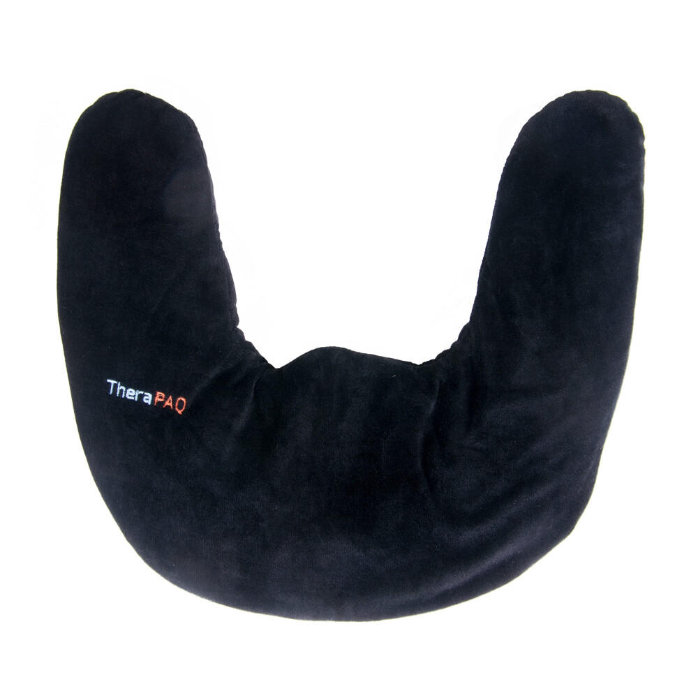 Therapaq Black Neck And Shoulder Pain Relief Heating Pad By - Best For Natural Moist Heat Therapy Or As Cold Pack - Reusable,