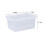 Wham Crystal 11L Small Under Bed Plastic Storage Boxes With Lids - Pack of 5. Clear, Strong, Stackable, Nestable (5x 11 Litre 3