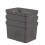 Curver Infinity Dots - Grey, 3 x 17 Litre 1
