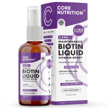 Biotin Liquid Spray - Vegan - High Strength 12,000mcg per Serving - Hair, Nail & Skin Health Supplement - 4 Month Supply