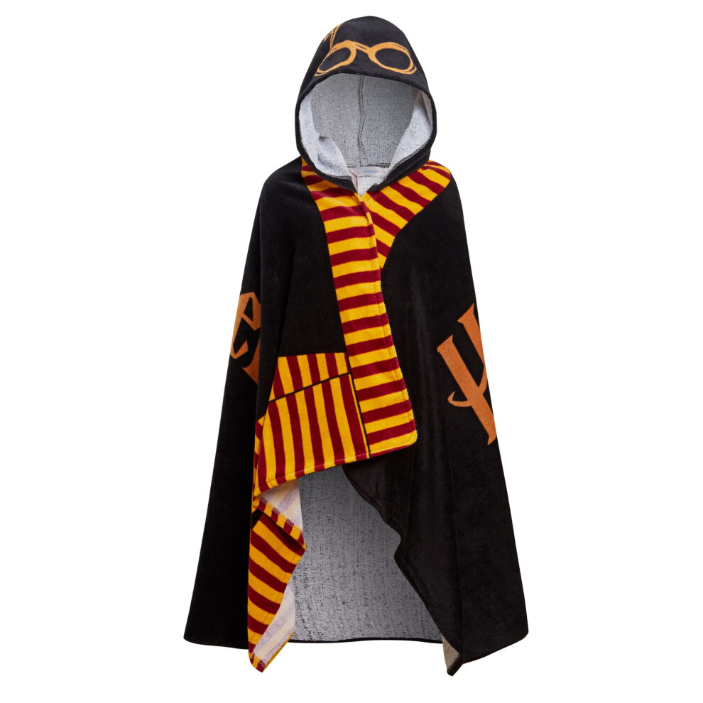 Hooded Towel 100% Cotton Kids Poncho Hogwarts Boys Girls Bathtowel Beach Toweling Swimming Wrap Changing Cover Up