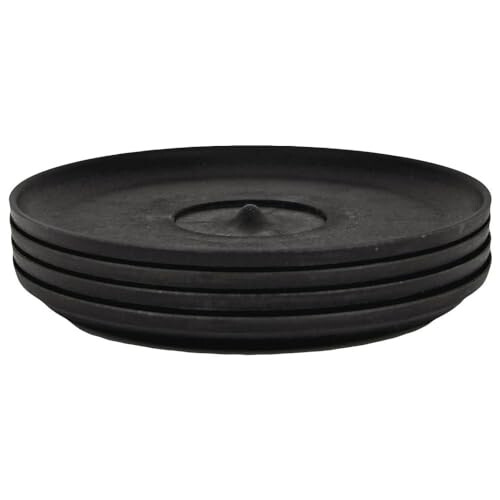 4 x Huskee Cup Universal Saucers (Charcoal) 2