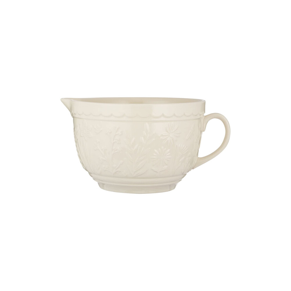 in The Meadow Batter Bowl 1.9 Litre, Cream