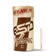 Cones Organic 1 1/4 Size | 100 Pack | Pure Organic Pre Rolled Rolling Paper with Tips & Packing Sticks Included