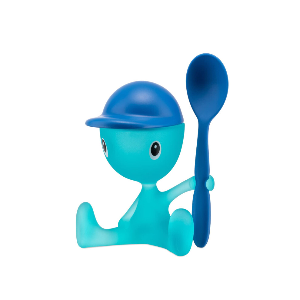 A di Alessi Cico Eggcup, Blue (ASG23 AZ),B 3cm, H 6cm