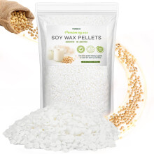 Soy Wax Pellets, Premium Natural Candle Wax 2KG, 100% Soy Wax for Candle Making from Organic Farm, No Additives,
