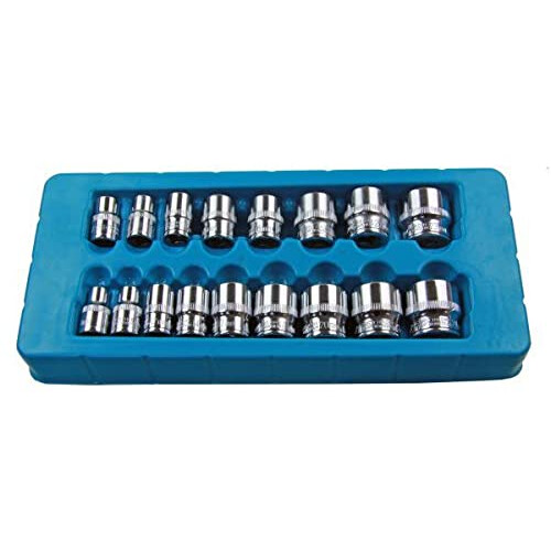 us pro 17pc 3/8 dr Shallow Sockets Set, Socket 6 Point 8-24mm 1376