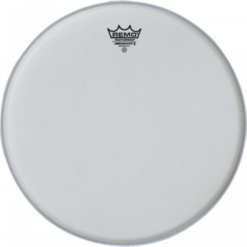Schlagzeugfell Ambassador X weiss aufgeraut 10" AX-0110-00
