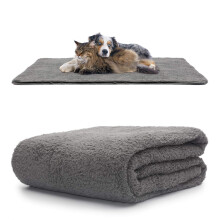 Luxury Pet Blankets - Fluffy Sherpa Fleece Blanket Soft and Warm Dogs and Cats – Washable Throw for Car Sofa Bed