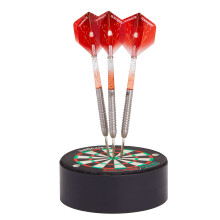 Darts Station | Mini Dartboard Darts Holder | Sisal with Steel Surround | 10 cm Diameter