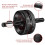 Ab Roller, Ab Wheel Roller with Extra Thick Non-Slip Knee Mat, Abdominal Exercise Equipment Workout Trainer Machine for 2