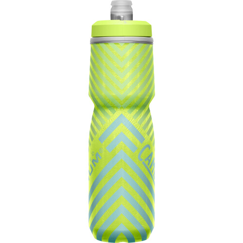 CamelBak Podium Chill Outdoor 24Oz, Lime/Blue Stripe 1