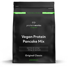 Protein Works - Vegan High Protein Pancake Mix | Low Sugar & High Protein | Slow Release Carbs | High Protein Breakfast