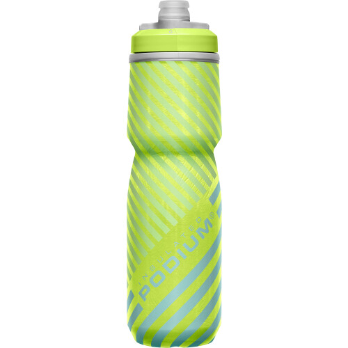 CamelBak Podium Chill Outdoor 24Oz, Lime/Blue Stripe 2