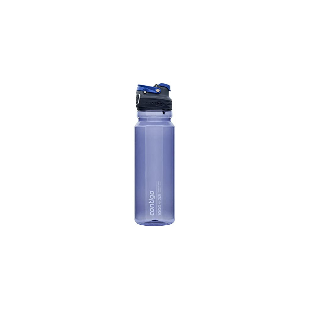 Free Flow drinks bottle, large BPA-free water bottle made from Tritan plastic, 100 % leakproof, drink at the touch of a 
