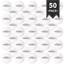 ENG 50Pcs Ping Pong Balls, Table Tennis Balls, Professional K40+ Ping Pong Balls in ABS resin 3 stars for Exercises,