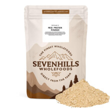 Sevenhills Organic Rice Protein Powder (1kg) - Vegan, Soil Association Certified, GMO-Free, Non-Irradiated | Vegan Society Registered | 7hricepro3