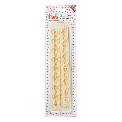 FMM Geometric Edging Fondant Cutter Tool