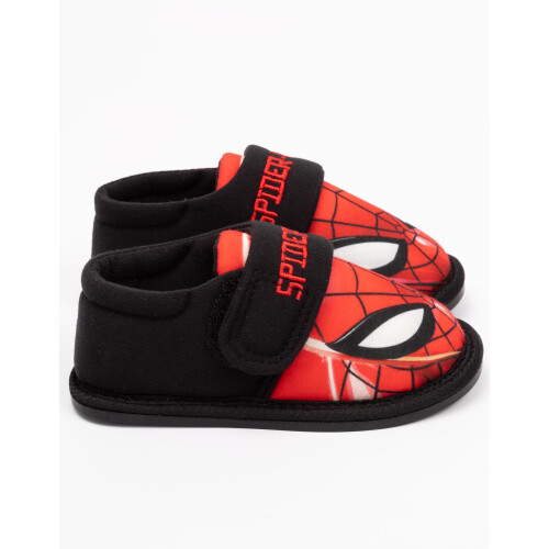 Marvel (8 UK Child) Marvel hook and loop Loafer Slippers (Boys Black) 2