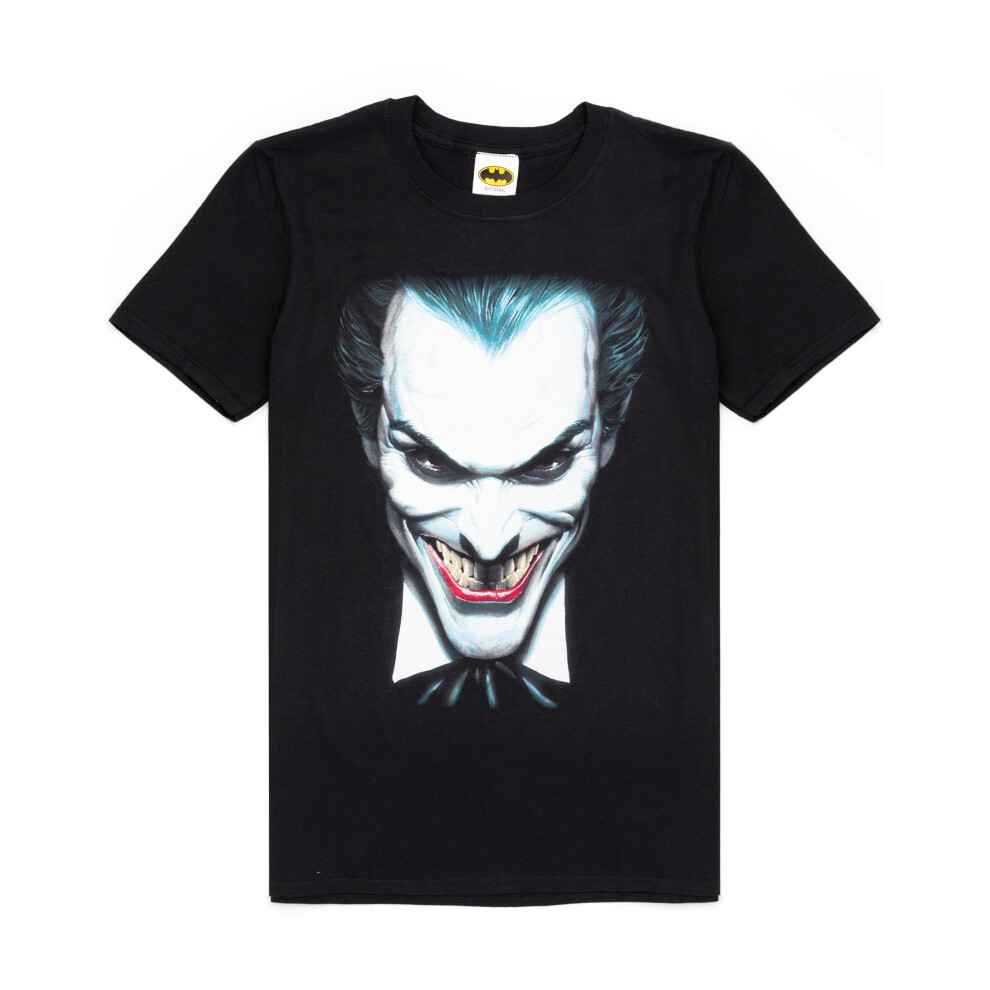 (Medium) DC Comics Short Sleeved T-Shirt (Mens Black)