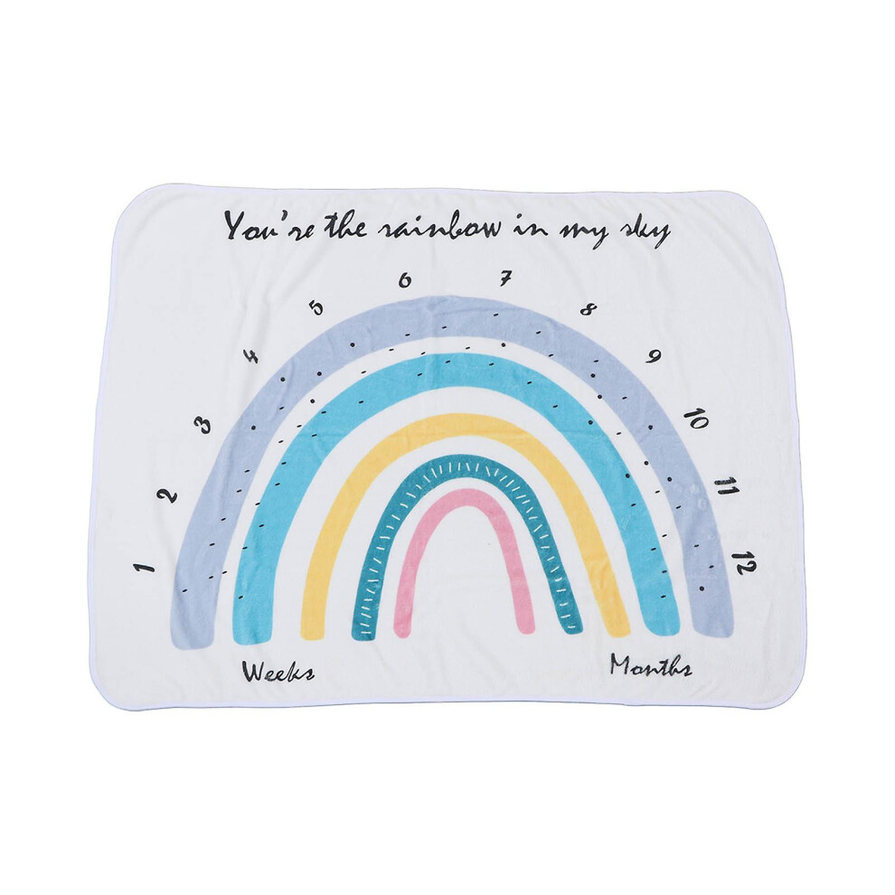 Newborn Month Blanket Month Photography Background Baby Monthly Milestone Blanket Number