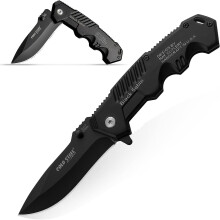 Couteau De Survie Couteau Pliant: Couteau De Survie Couteau Chasse Couteau Une Main Couteau Poche Multifonctionnel Couteau Pliant De Voiture - Coutea