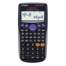 Fx-82ES Plus Scientific Calculator, Black - 2-Line Display, Fractions, Statistics, Combinations & Permutations, 9 Memories, Slide-On Case