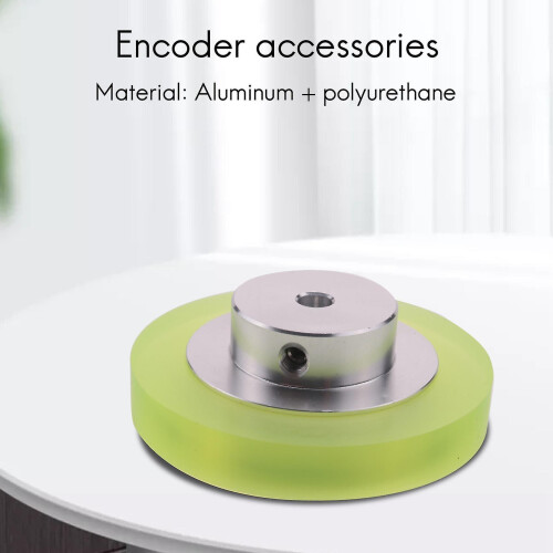 Yhsqv-200mm Aluminum Polyurethane Industrial Encoder Wheel Measuring Wheel For Measuring Encoder 1