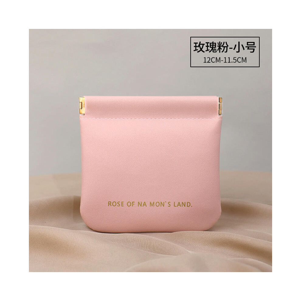 (Lip Bag-Rose Powder) PU Pippi Cloud Pillow Makeup Bag Large -Capacity Practice Makeup Box Travel Bring Portable Makeup Bag Wholesale