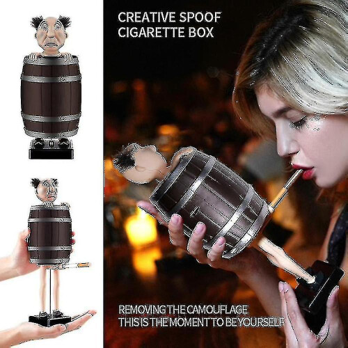 Portable Santa Claus Cigarettes Dispenser Creative Automatic Cigarettes Storage Case Funny Home 1